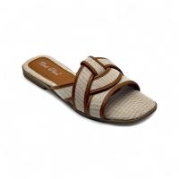 Calzados soraia✨ Sandalias Planas de Mujer con Tiras Trenzadas – Mules Elegantes de Punta Cuadrada – Zapatos Abiertos de Verano para Uso Diario, Playa, Fiesta o Estilo Casual ✨ Elegante Bohemio Casa - details 3