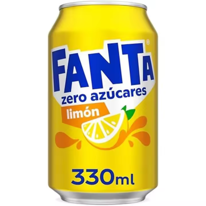 24 Latas De FANTA NARANJA / FANTA LIMON ZERO, NESTEA LIMON, CAJA 24Unidades lata 33cl / 330ml, Bebida Nacional, Envio Desde España - 1