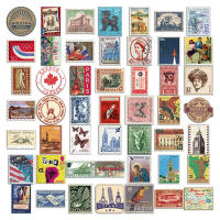 10/20/50 PCS Estampillas De Posta Vintage Con Marca Desc Viajes Para Scrapbooking Y Diarismo Pegatinas DIY De Papel - details 1