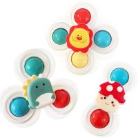 Juego De Juguetes Giratorios De Animales Para Niños Ventosa Para Ventana Silla Alta Mesa Baño Plástico Seguro Para Edades Diferentes - details 2