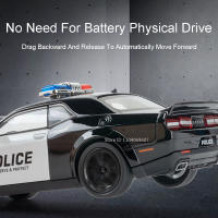 Modelo De Coche Policial Challenger SRT 1:22 Con Luz Y Sonido Puertas Abiertas Metal Para Niños Regalo De Cumpleaños Juguete Duradero - details 4