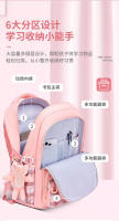 Mochila Escolar Para Niñas Con Diseño Ergonómico Y Antideslizante Capacidad Grande Ligera Impermeable Mochila Chequera Para Estudiantes De Primaria - details 6