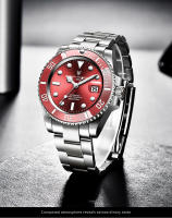 Reloj De Pulsera Automático Para Hombre LIGE Resistente Al Agua Y Al Choque Con Movimiento De Torbellino Deportivo Y Luz Propia - details 4
