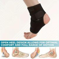 Mordaza De Tendón De Aquiles Ajustable Y Transpirable Soporte Ergonómico Para Pies Tamaño 33.2 * 20cm Para Running Baloncesto Voleibol - details 1