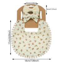 Bebé Muselina Ternura Doble Lado Flor Arco Iris Toalla Saliva Bebida Infantil Paño Burp Ajustable Para Niños Y Niñas - details 2