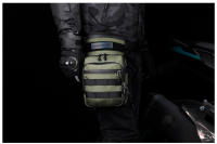 Bolsa De Cintura Para Motocicleta Rhinowalk 3L Estuche De Viaje Para Móvil Con Funda De Cintura Pierna Cadera Bum Negro Gris Verde - details 9