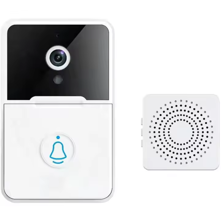 Timbre inalámbrico con cámara de video visual inteligente con detección de movimiento y monitoreo en tiempo real - 1