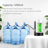 Bomba de Agua Eléctrica portátil con Carga USB, dispensador de Agua de 5 galones para Cocina, Hogar, Oficina y Camping (Blanco) - details 1
