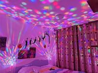 Lámpara De Proyección RGB Mini E27 Rotativa Magia Bola Luz Para Fiesta DJ Disco Barra Casa Bodas Escenario Iluminación - details 2
