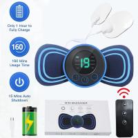 Portable Electric Intelligent Mini Neck Massager Patch for Back and Shoulder Massager With Pad and Remote - details 2
