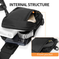 Mini Bolso De Hombro Para Hombres Y Mujeres Bolsa Mensajera Pequeña Bolsa De Teléfono Móvil Pequeña Monedero Material Nylon - details 5
