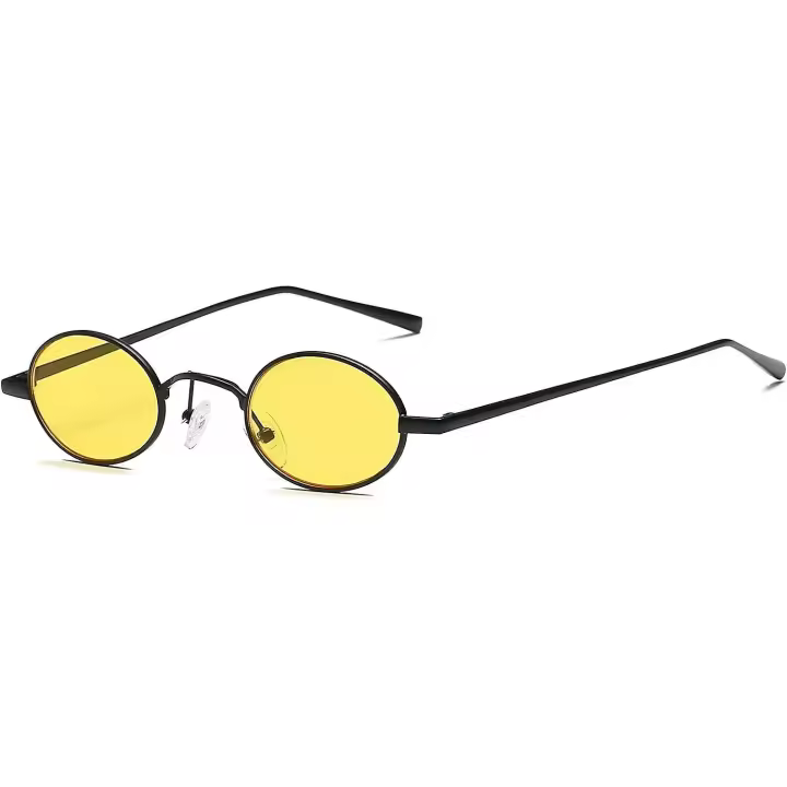 Gafas de Sol Ubiuo vintage pequeños y Redondos con Montura metálica FINA retro en colores pastel B2422 - 1
