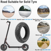 Pneumático Sólido De Goma 10x2.50 Para Scooter Eléctrico Xiaomi M365 pro 1S Neumático Antigoteado Tubless Piezas De Repuesto - details 5