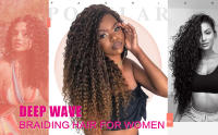 Extensiones De Cabello Sintético Profundo Onda Para Mujer 32 Pulgadas Rizadas Bohemias Enredos Oceánicos Cabello De Tejido Para Crear Estilos Diferentes - details 7