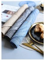 Mantelos Redondos De Lino Ecológico Antideslizantes Para Mesa De Comedor 4/6 Piezas Almohadillas Para Vajilla Y Tazas De Cocina - details 4