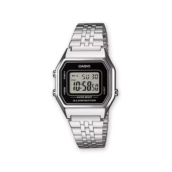 Casio Reloj Vintage LA680WEA-1EF con Luz LED y Cronómetro - 1