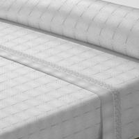 Juego de Sábanas Verano 3 Piezas - Microfibra Ultra Suave con Rayas Blancas | Tallas 90/105/135/150/180 cm | Diseño Moderno Gris Perla | Anti-Arrugas y Transpirable - details 1
