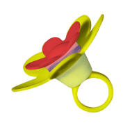 Alimentador de anillo de colibrí amarillo y rojo, herramienta para atraer colibríes, alimentador de pájaros para jardín al aire libre - details 7