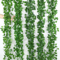 Guirnalda De Hojas De Hiedra Artificial De 11M Para Decoración De Jardín Murales Bodas Y Fiestas Decoración De Casa Planta Climática Falsa Para Exterior - details 0