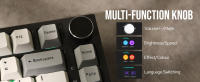 Teclado Mecánico AJAZZak820pro Con Pantalla Tres Modos Personalizable RGB Iluminación Intercambiable De Una Tecla Slotted Para Número Y Tablet - details 2