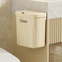Bandeja De Cocina Montada En La Pared Con Tapa Recipiente De Basura Para Armario Baño De Cocina Ecológico De 8.5/12L - details 3