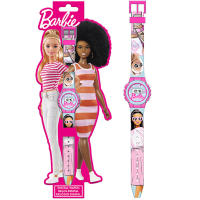 Barbie Reloj Digital Infantil 22cm, Reloj Niñas Regalo Cumpleaños, Color Rosa - details 2