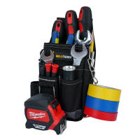 Bolsa De Herramientas Portátil Con Clip De Cinturón Organizador Mini De Utilidades Para Eléctricos Carpinteros Y Construcción Material De Poliéster - details 5