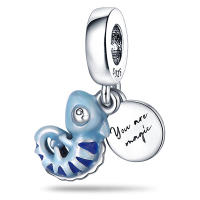 Encanto De Mariposa Cambio De Color Chameleon En Plata 925 Con Cuentas De Zirconia Para Pulseras Originales Y DIY Joyería Fina Regalos - details 6