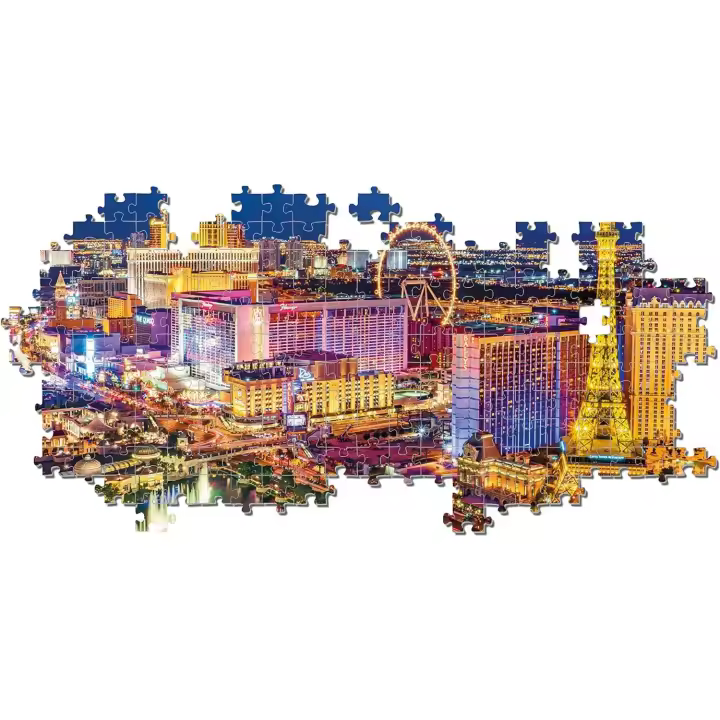 Clementoni - Puzzle 6000 Piezas Paisaje Ciudad las Vegas, Puzzle Adulto - 1