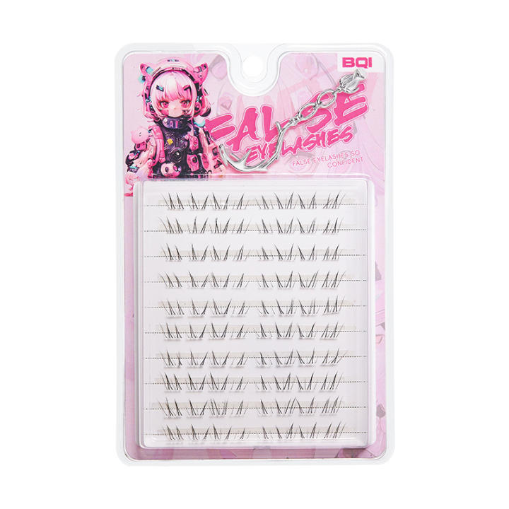 Bqi Pestañas Postizas Estilo Chino Para Ojos Vibrantes Y Naturales Pies Menores De 0.5cm Material De Pelo Sintético Ideal Para Principiantes Y Fotografía Diaria