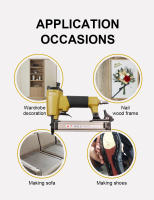 P625 Ganchillo De Aire Pequeño Para Madera Y Muebles 23Ga Pistola De Clavos Pneumática Para Baseboard Herramienta Comercial - details 2