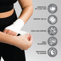 Cinta Adhesiva Deportiva 3,8 cm x 10 m | Varios Colores | Venda No Elástica Sport Tape Crossfit Esparadrapo Escalada Balonmano Fútbol Voleibol - details 0