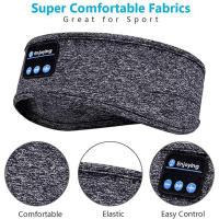 Máscara De Sueño Con Bluetooth Auriculares Sin Cable Cabezal Cómodo Para Durmientes Laterales Música Headset Ojo De Cuidado Material Suave Elástico - details 8