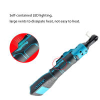 Llave De Impacto Inalámbrica 3/8 Pulgada Recargable Para Quitar Tuercas Y Tornillos Compatible Con Batería Makita 18V - details 5