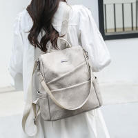 Mochila para mujer, nuevo estilo, moderna, versátil, antirrobo, de PU, de gran capacidad, de alta gama - details 17