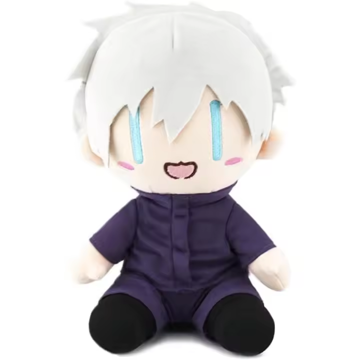 Figura de Fushiguro Megumi, almohada de Anime Itadori Yuji/Inumaki Toge, suave, linda, de peluche, coleccionable, 23 cm (C) - 1