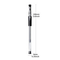 Juego De 10 Bolígrafos De Tinta Gel 0.5mm En Colores Negro Azul Y Rojo Para Escuela Y Oficina Suministros De Papelería - details 2