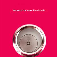 Termo De Acero Inoxidable 500ML Con Cubierta Saltarina Para Café Té Leche Botella Térmica Portátil De Gran Capacidad Con Aislamiento Térmico De 12-24 Horas - details 8