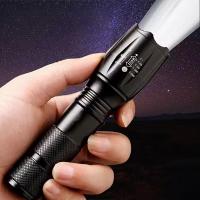 Linterna Potente De Camping Con Zoom Ajustable Y Luz Exterior Resistente Al Agua Para Bicicleta Y Emergencias LED 1200LM Recargable De Aluminio - details 5