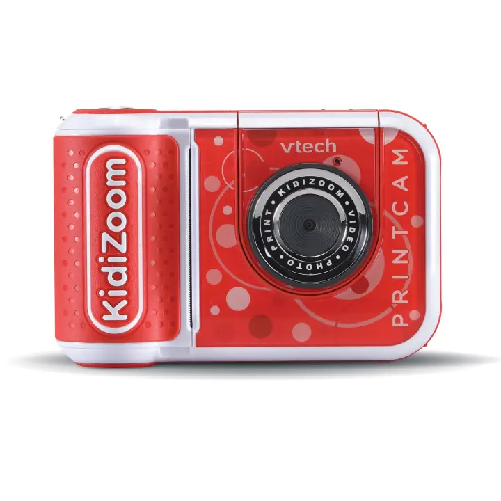 VTech - Kidizoom Print Cam Roja 549187: Cámara Instantánea para Niños +5 Años, Imprime Fotos Sin Tinta. Efectos, Marcos y Vídeos. Más de 110 Plantillas y 40 Efectos. ¡Crea, Personaliza y Diviértete! - 1