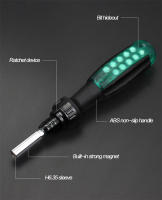 Juego De Destornilladores Magnéticos Con Bit Hand Tools Herramientas Multifuncionales Para Reparación De Coches Y Muebles Kit De Accesorios De Herramientas - details 4