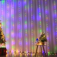 Luces LED De Navidad Para Cortina Control Remoto Y USB Decoración Para Habitación Y Ventana Luz De Fondo Para Fiesta Y Hogar - details 3