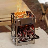 Estufa Portátil De Acero Inoxidable Mini Para Camping Picnic Y BBQ Compacta Y Ligera Para Uso Al Aire Libre - details 5