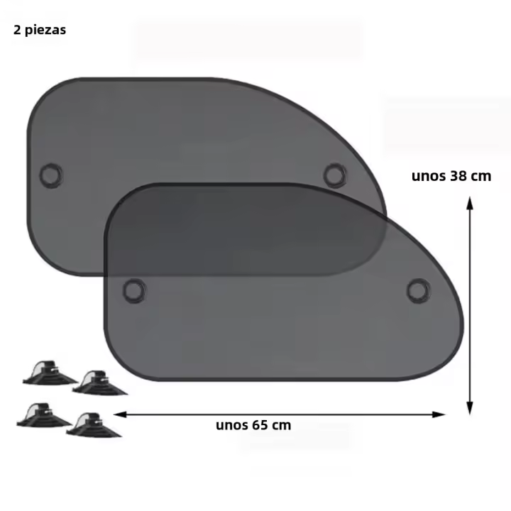 Protector Solar Para Coche Cortina De Ventana Malla Visera De Verano Protección UV Cortina De Ventana Trasera Fiel Al Tamaño - 1