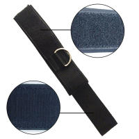 1pcs Cinturones De Tobillo Acolchados Para Máquinas De Cable Cuff De Tobillo Para Gimnasio Extensiones De Piernas Con D-Ring Negro Accesorios De Fitness Unisex - details 2
