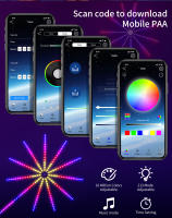 Tira De Luces LED Coloridas De 30LED/M Control Remoto Bluetooth APP 5V USB Para Ambiente Musical Y Decoración De Paisaje - details 6