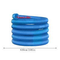 Tubo De Piscina Azul Para Limpieza Y Reparación 6x32mm Accesorio De Agua Subterránea Para Piscinas Con Fitting De Aspiradora Y Drenaje - details 2