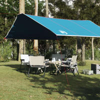 vidaXL Lona de camping impermeable 420x440 cm lona impermeable Color Azul,  Gris,  Verde y mas - details 0