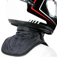 Conjunto De Calor Negro Para Motocicleta Y Scooter Eléctrico Con Collar Y Cubierta De Pierna Funda De Rodilla Suave Y Cálida Para Invierno - details 15