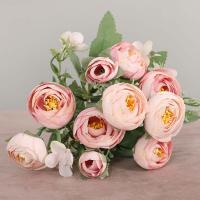 10 Flores Artificiales De Seda Para Boda Decoración De Mesa Simulada Rosas Y Té Flor De Hoja No Tejida Para Familia Y Fiesta - details 4